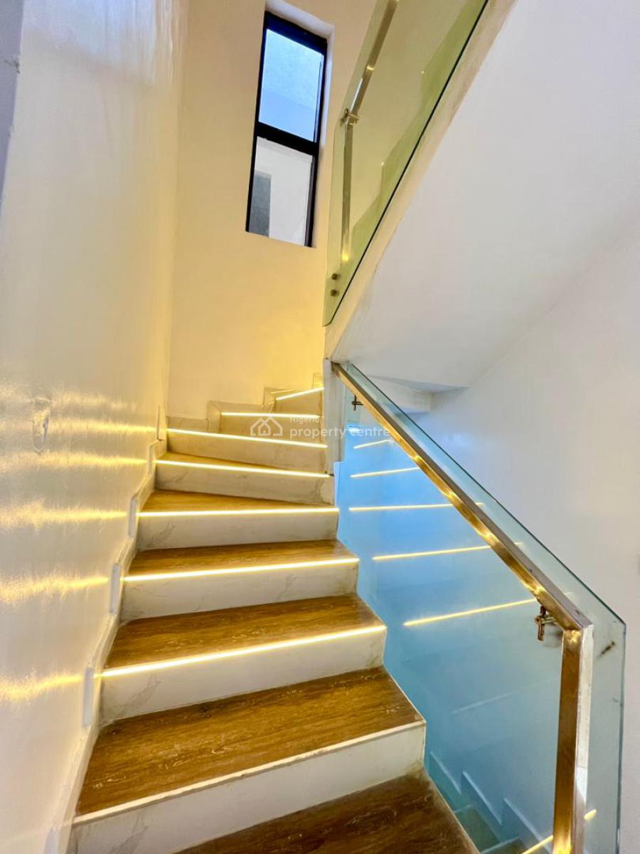 Newly Built Spacious Fully Serviced 4 Bedroom Terrace Duplex, Osapa, Lekki, Lagos, Terraced Duplex for Sale