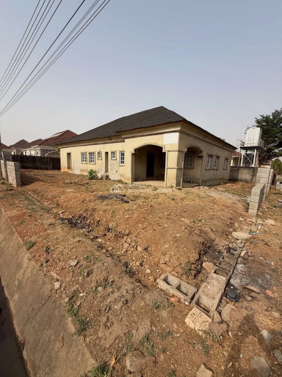 4 Bedroom Fully Detached Bungalow (semi-finished), Dakwo, Abuja, Detached Bungalow for Sale