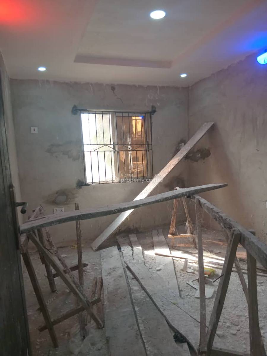 Newly Built 2 Bedroom Flat Upstairs with 2 Toilet, Ogombo, Ajah, Lagos, Flat / Apartment for Rent