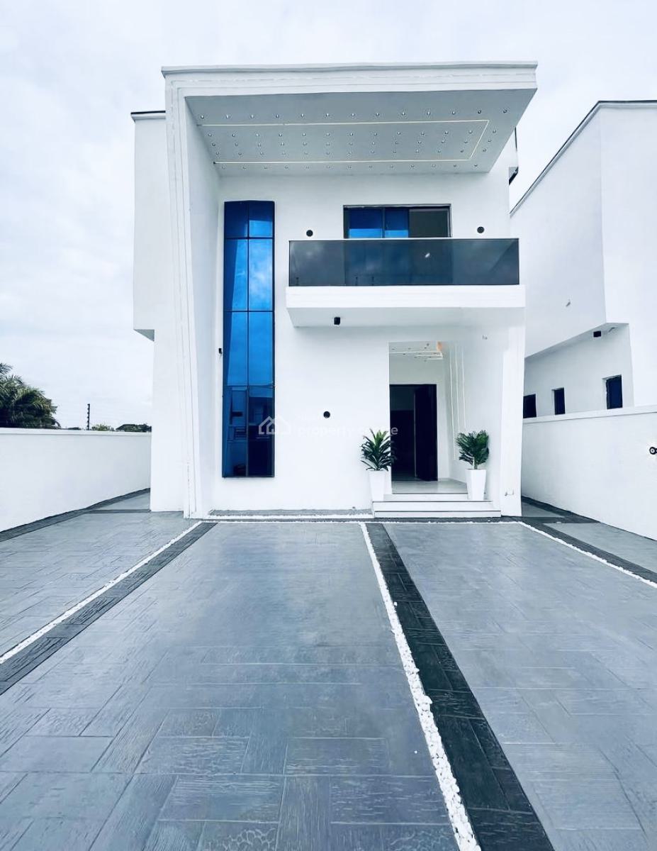 a Contemporary 5 Bedrooms Detached Duplex with Pool, Mobil Road Ajah /ilaje Area /cool Estate!, Ajah, Lagos, Detached Duplex for Rent