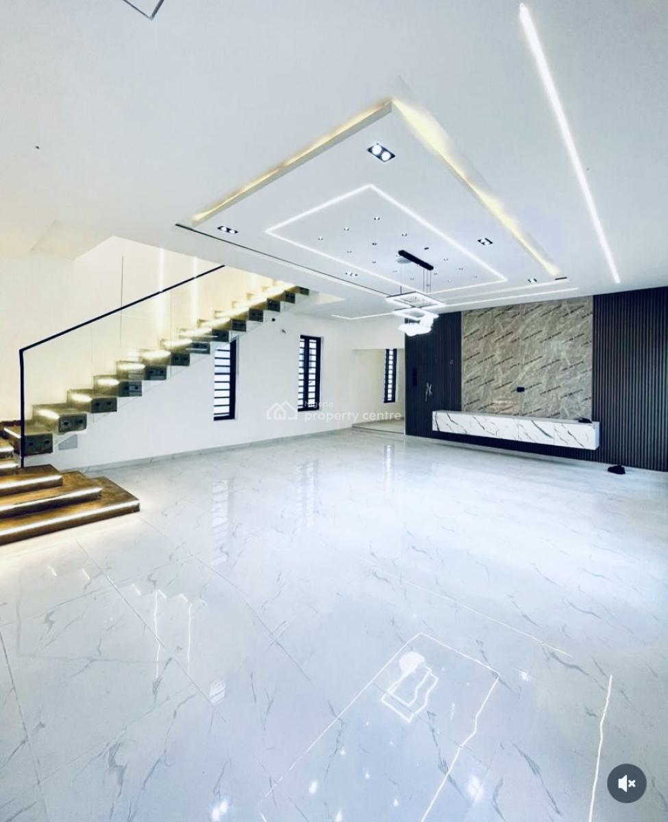 a Contemporary 5 Bedrooms Detached Duplex with Pool, Mobil Road Ajah /ilaje Area /cool Estate!, Ajah, Lagos, Detached Duplex for Rent