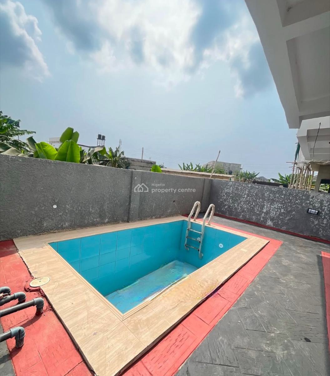Modern 4 Bedroom Fully Detached with Swimming Pool Duplex with Bq, Secure Estate at Ajah Lekki, Ajah, Lagos, Detached Duplex for Sale