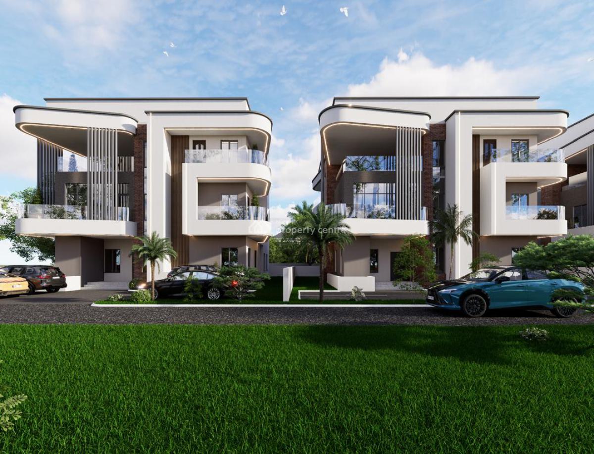 Off Plan, Semi-finished 4bedroom Semi Detached Duplex, Wuye, Abuja, Semi-detached Duplex for Sale