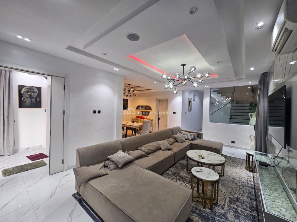 Luxury and Fully Furnished 5bedrooms Detached with a Bq,pool,rooftop, Ikoyi, Lagos, Detached Duplex for Rent