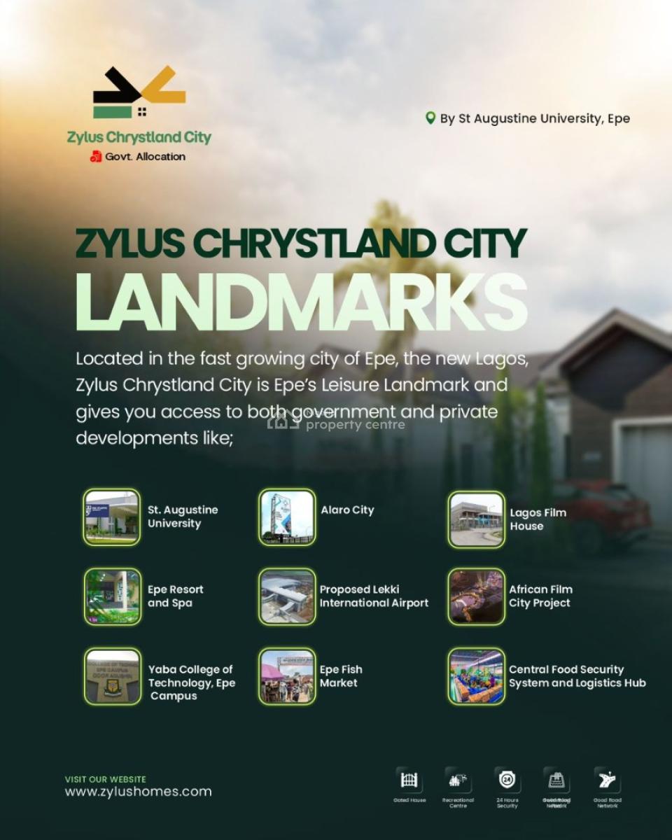 Plots of Land with Govt Allocation & C of O, Chrysland City, Epe, Lagos, Residential Land for Sale