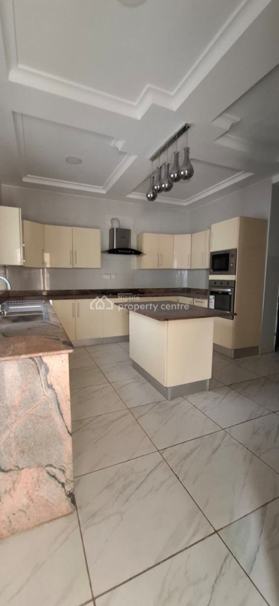 Standard and Spacious 5 Bedroom with a Bq, Guzape District, Abuja, Semi-detached Duplex for Rent