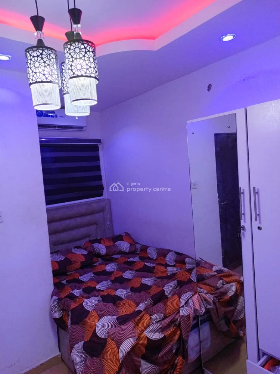 a Furnished Self Contain with Bed, Tv, Ac, 24 Hours Electricity, Yaba, Lagos, Self Contain (single Rooms) for Rent