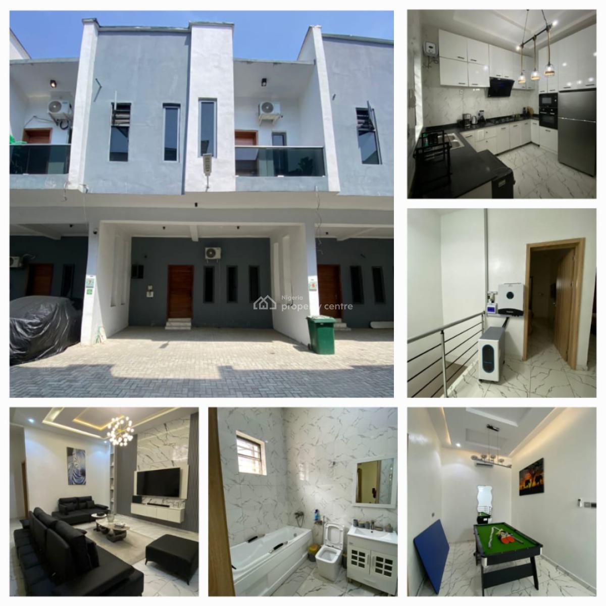 Fully Furnished 4bedroom Duplex, Gra, Ikota, Lekki, Lagos, Detached Duplex for Rent
