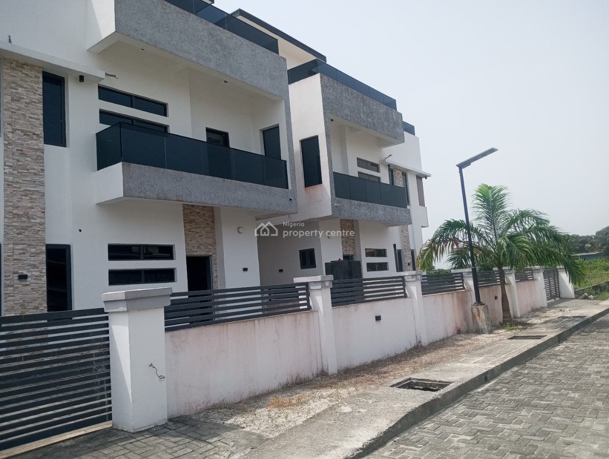Luxurious 6 Bedroom Duplex with Bq, Eleko Area Before Amen Estate , Before Dangote Refanary, New Coastal, Ibeju Lekki, Lagos, Detached Duplex for Sale