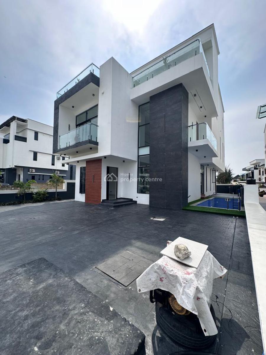 Stunning 5 Bedroom Detached Duplex with Pool, Cinema, Gym & Bq, Ikota, Lekki, Lagos, Detached Duplex for Sale