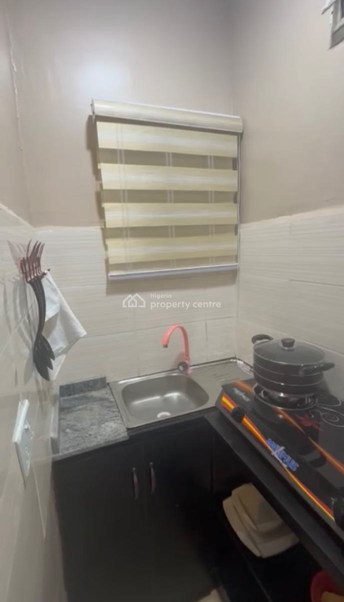 Furnished Self Contain with Bed, Tv, Wardrobe, Microwave, 24 Hrs Light, Palmgrove, Shomolu, Lagos, Self Contain (single Rooms) for Rent