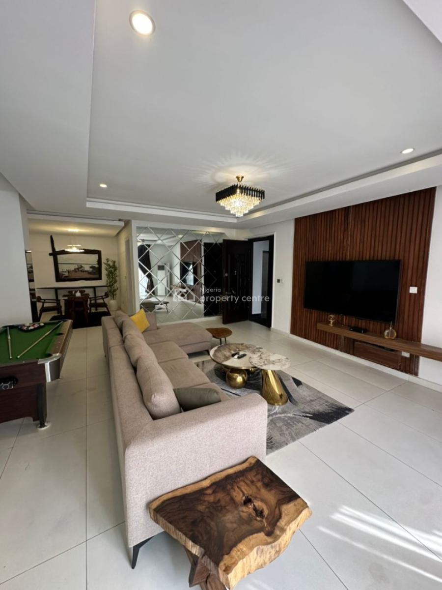 Luxury Fully Furnished 3-bedroom Apartment with Bq on 1st Floor, Banana Island, Ikoyi, Lagos, Flat / Apartment for Rent