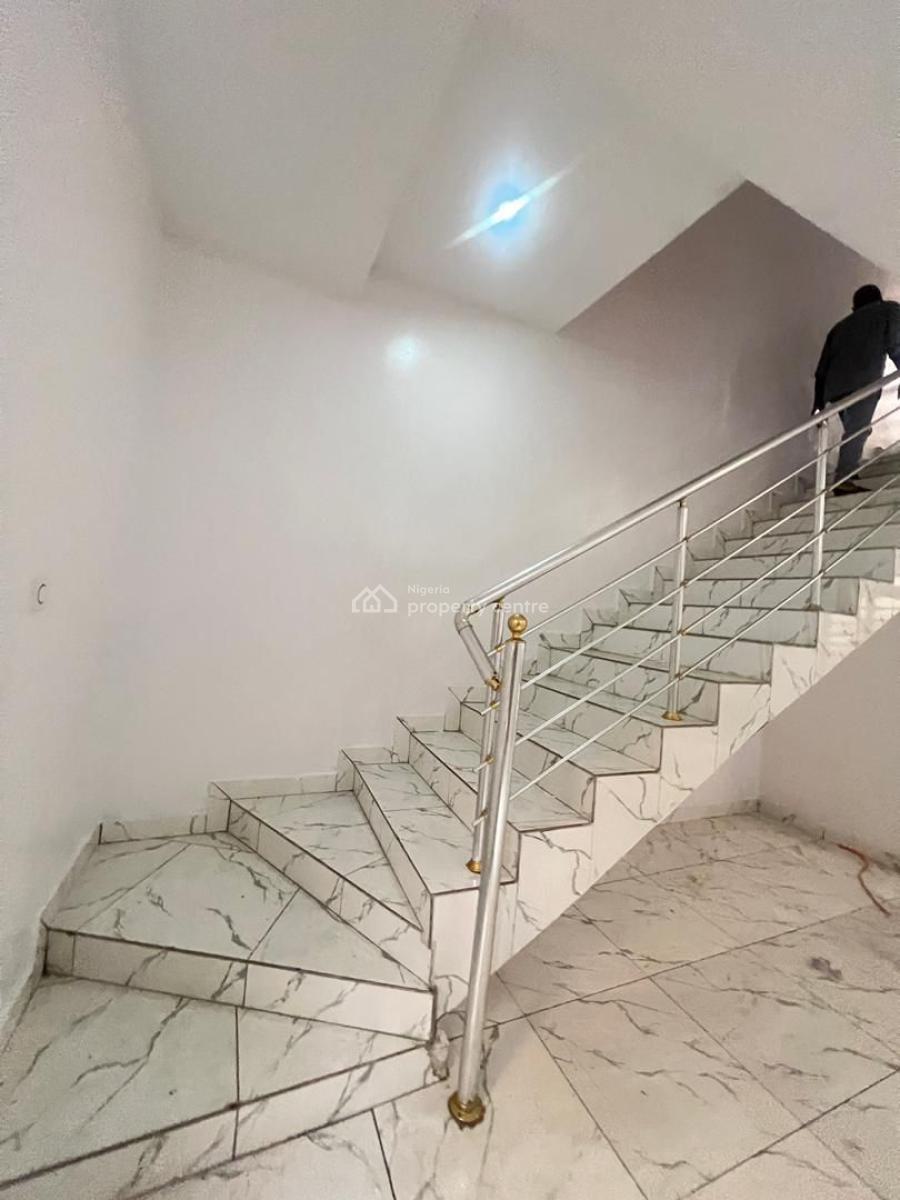 Decently Sized 4 Bedroom Terrace Duplex with Bq, Ikota, Lekki, Lagos, Terraced Duplex for Rent