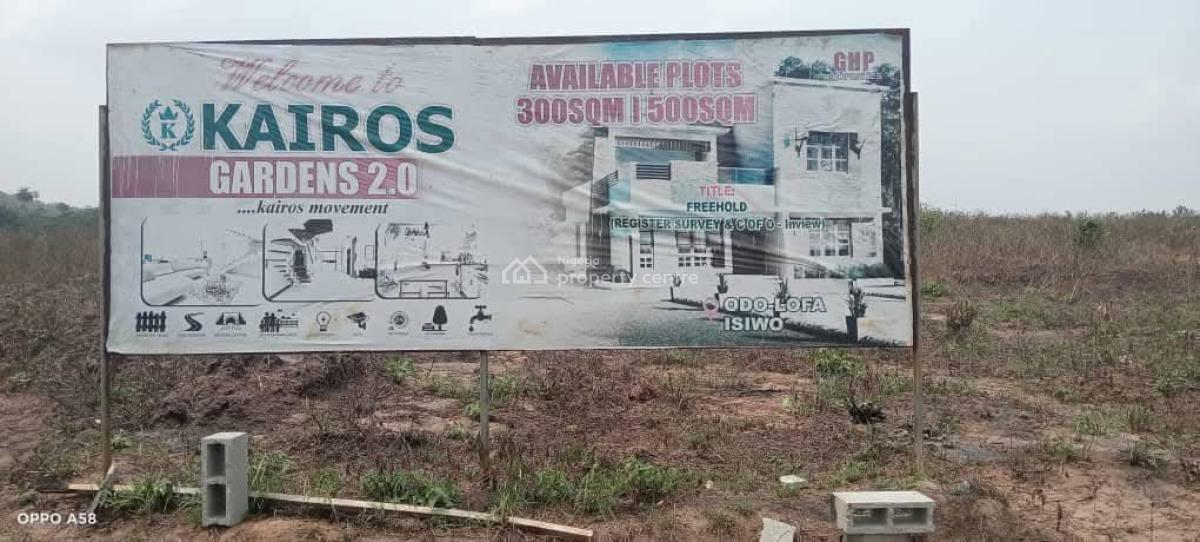 an Acre of Land with C of O in View, Kairos Gardens 2.0 Located at Odo Lofa Isiwo Just After Epe Tollgate, Km 46, Ogun, Mixed-use Land for Sale