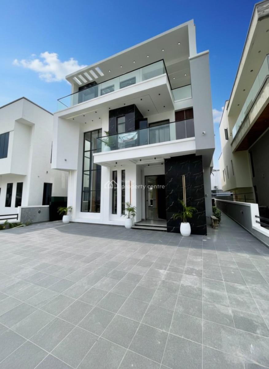 a Grand 5-bedroom Residence with Private Cinema & Leisure Wing, Ikota, Lekki, Lagos, Detached Duplex for Sale