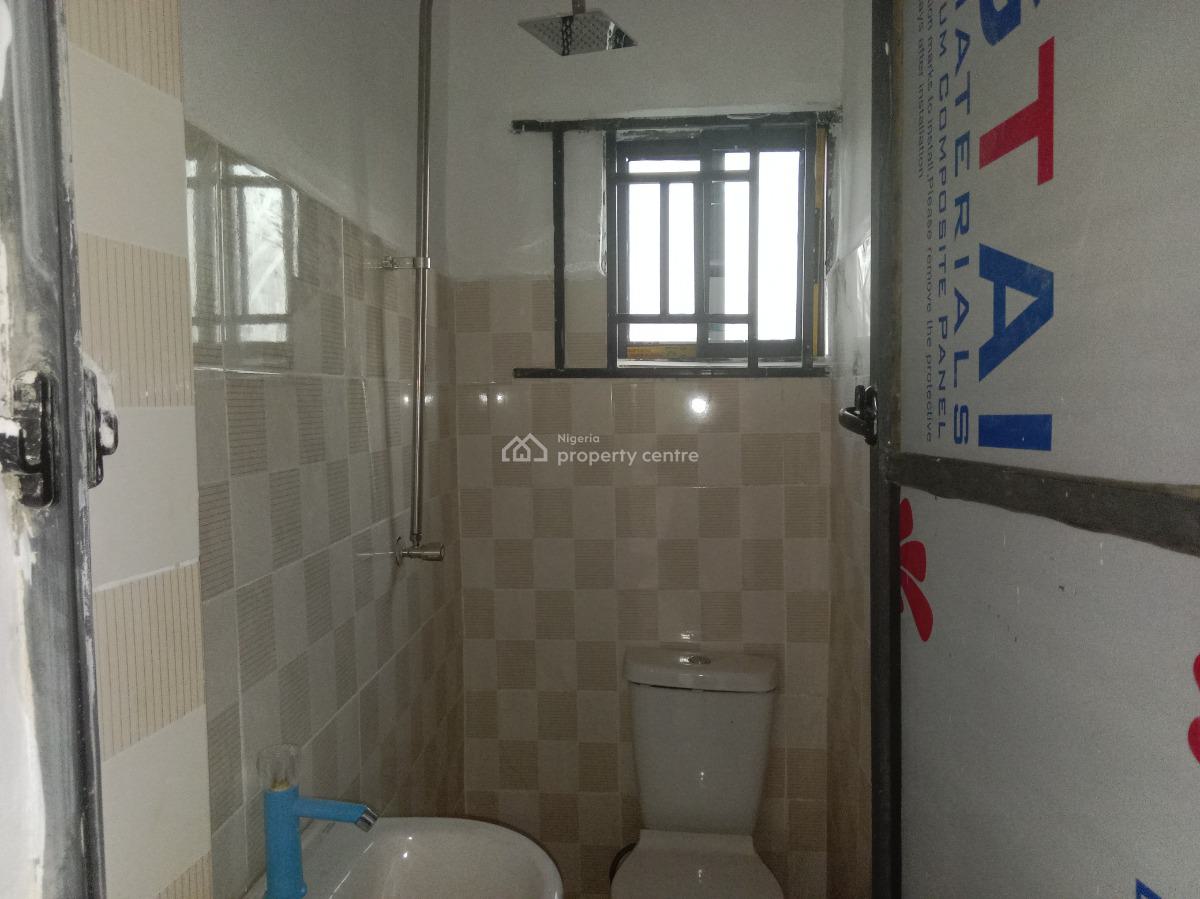 a Big Brand New Self Contain in a Fenced and Gated Compound with Water, Close to Kabusa Gardens Estate Along Sunnyvale Junction Road, Lokogoma District, Abuja, Self Contain (single Rooms) for Rent