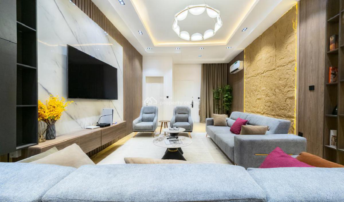 Waterfront Fully Furnished & Serviced Luxury 3bedrooms Penthouse, Lekki Phase 1, Lekki, Lagos, Flat / Apartment for Rent