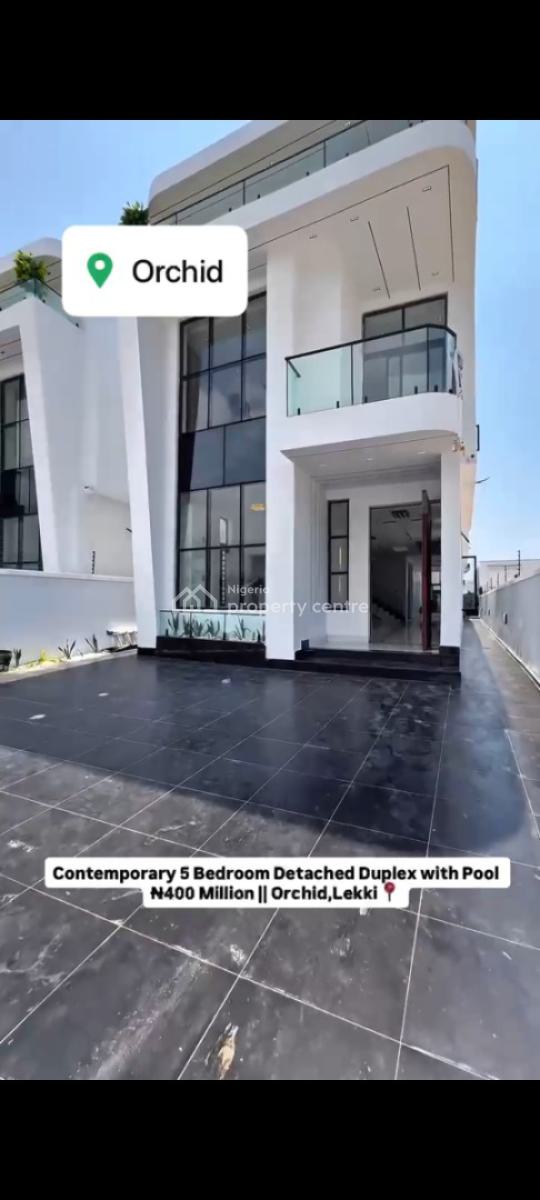 Timeless 5 Bedroom Fully Detached Duplex with Bq, Orchid Road, Lekki, Lagos, Detached Duplex for Sale