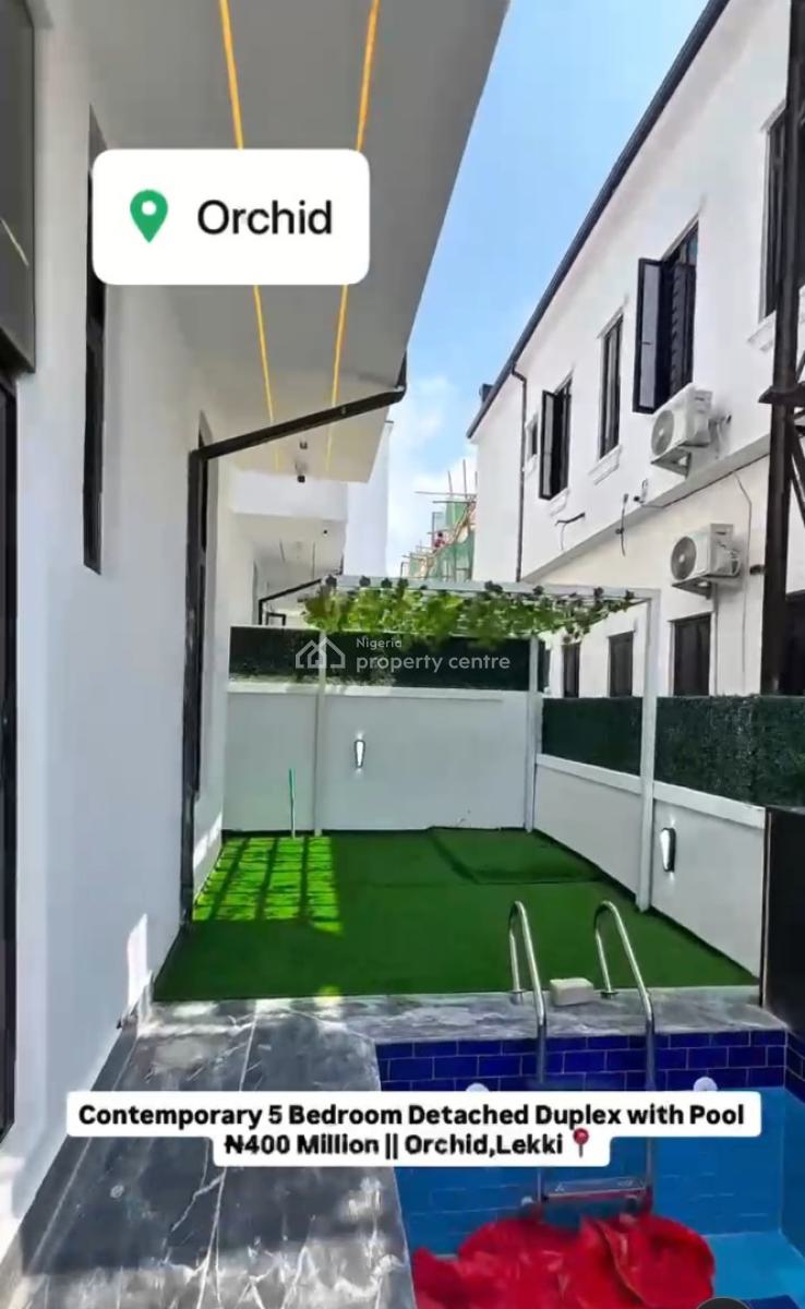 Timeless 5 Bedroom Fully Detached Duplex with Bq, Orchid Road, Lekki, Lagos, Detached Duplex for Sale