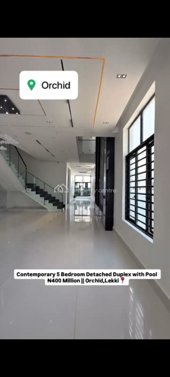Timeless 5 Bedroom Fully Detached Duplex with Bq, Orchid Road, Lekki, Lagos, Detached Duplex for Sale