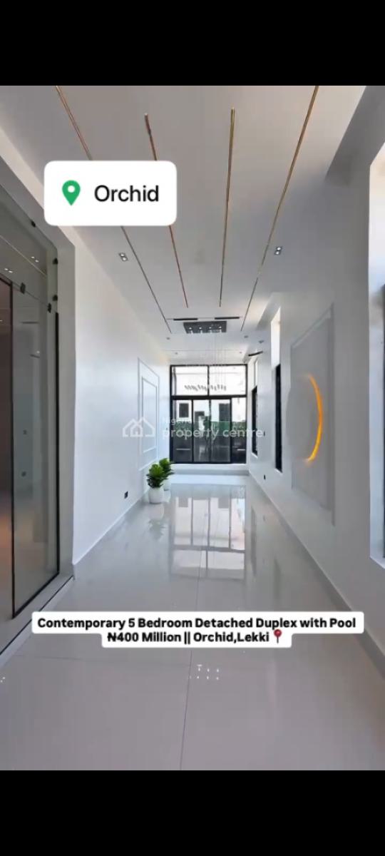 Timeless 5 Bedroom Fully Detached Duplex with Bq, Orchid Road, Lekki, Lagos, Detached Duplex for Sale