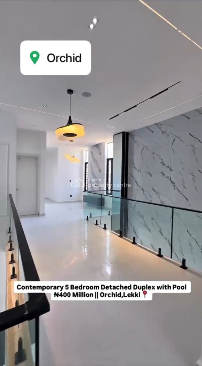 Timeless 5 Bedroom Fully Detached Duplex with Bq, Orchid Road, Lekki, Lagos, Detached Duplex for Sale