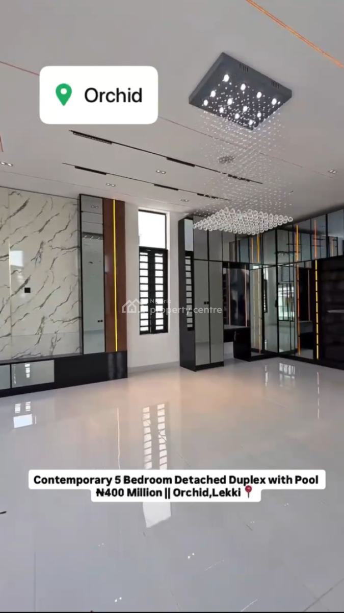 Timeless 5 Bedroom Fully Detached Duplex with Bq, Orchid Road, Lekki, Lagos, Detached Duplex for Sale