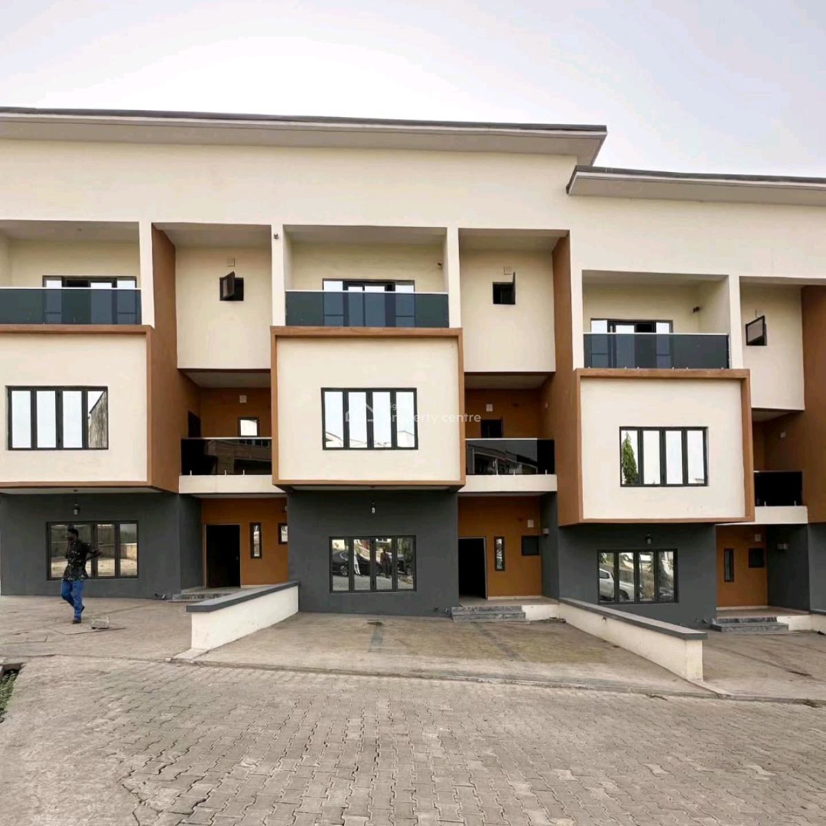Newly Constructed 4 Bedrooms Terrace Duplex with a One Room Boys Quarter, Wuye, Abuja, House for Sale