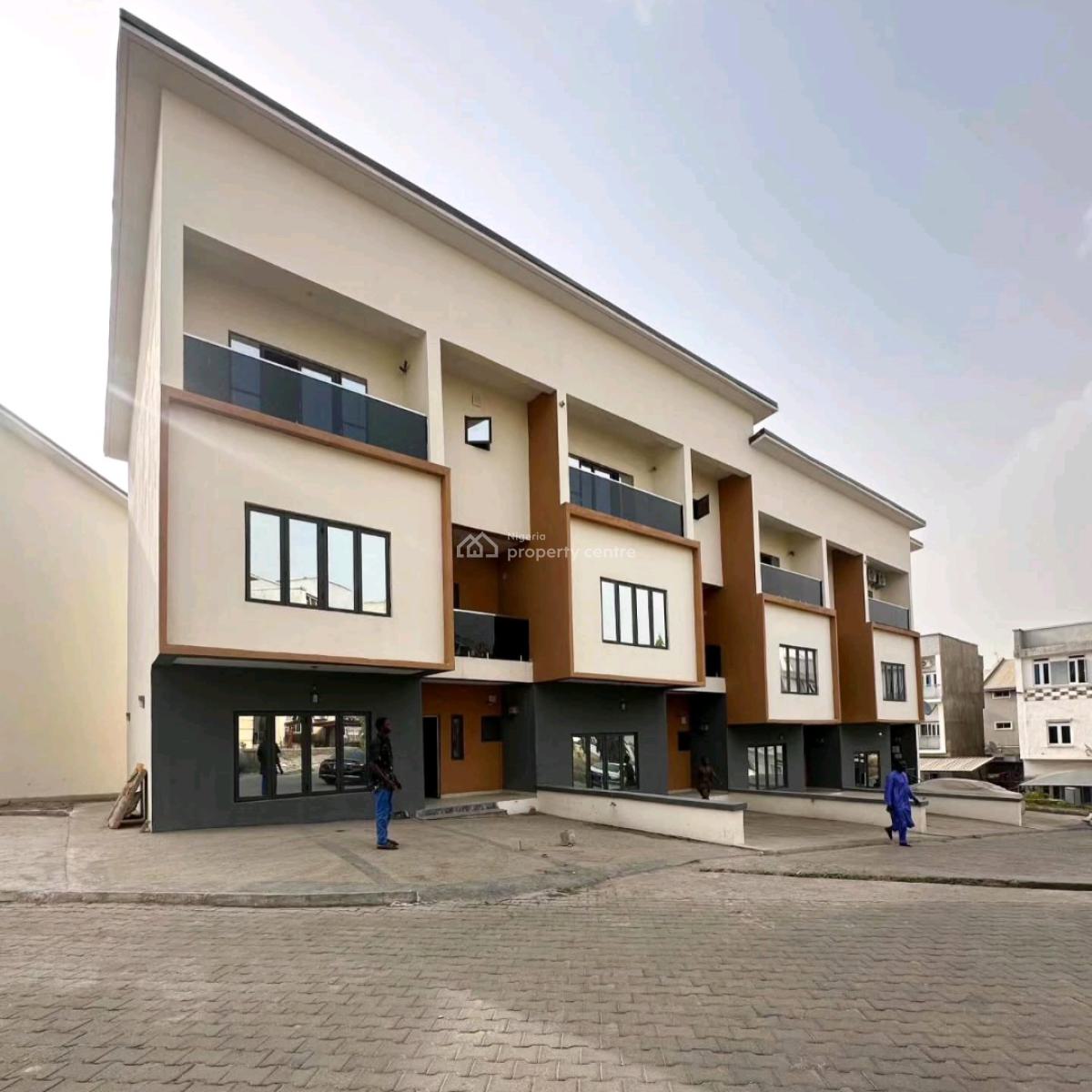 Newly Constructed 4 Bedrooms Terrace Duplex with a One Room Boys Quarter, Wuye, Abuja, House for Sale