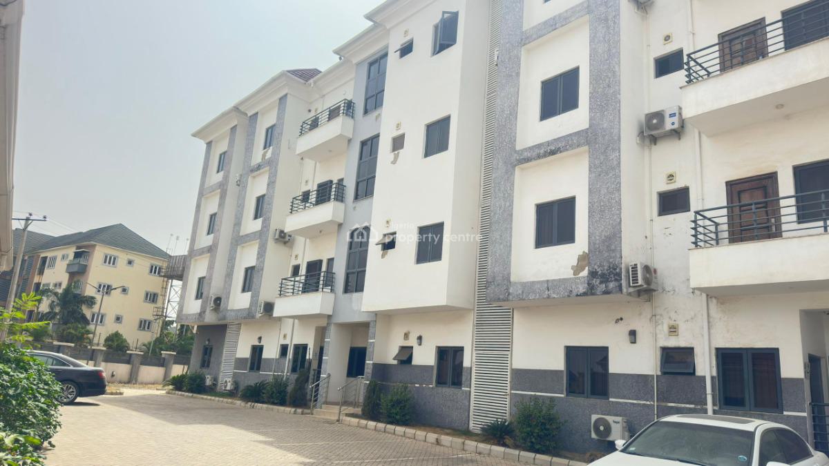 Clean 3 Bedroom Flat, By Navy Quarters, Jahi, Abuja, Flat / Apartment for Sale