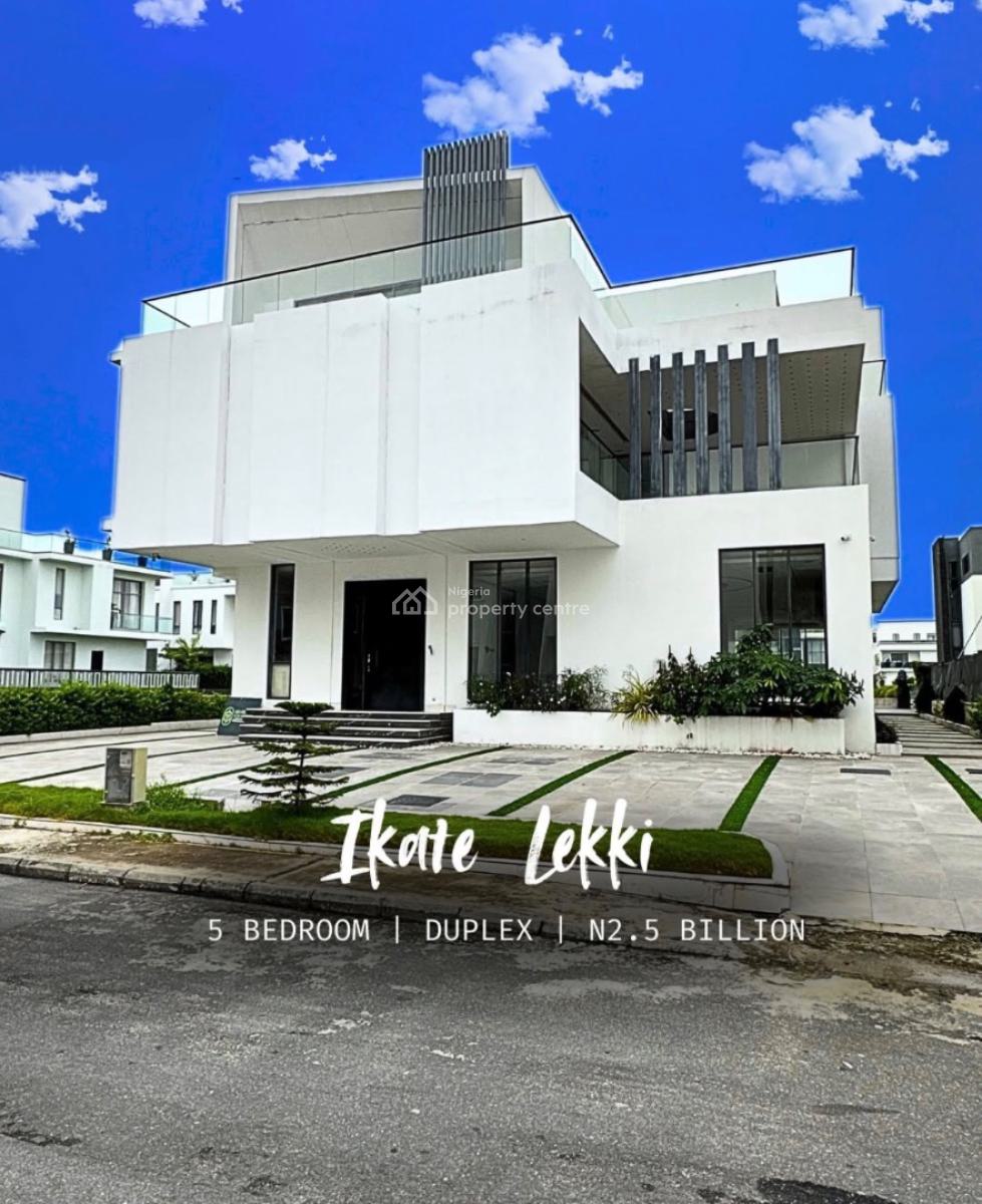 5bedroom Detached House with Swimming Pool, Cowrie Creek Estate, Ikate, Lekki, Lagos, Detached Duplex for Sale