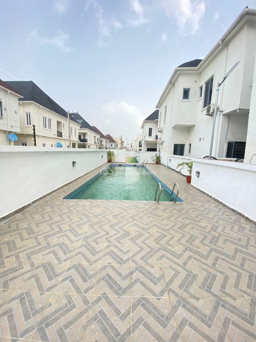 Spacious 4 Bedroom Semidetached Duplex with Bq & Swimming Pool, Vgc, Lekki, Lagos, Semi-detached Duplex for Rent