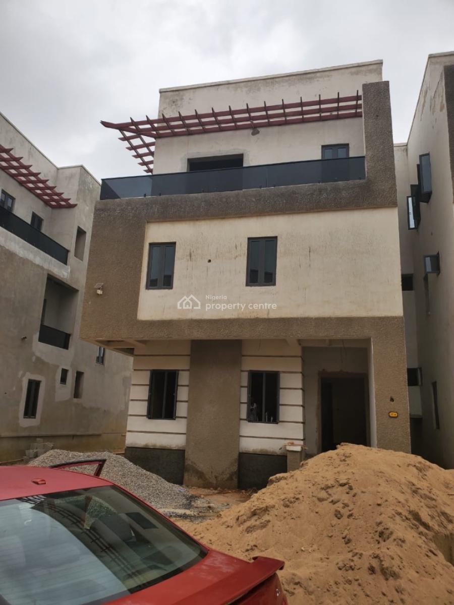 5 Bedroom Terrace Duplex + Bq - Mortgage Available, Wuye, Abuja, Terraced Duplex for Sale