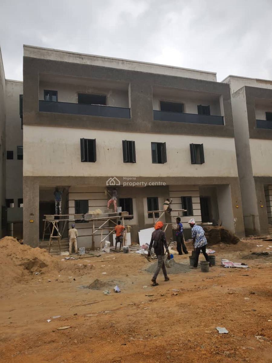 5 Bedroom Terrace Duplex + Bq - Mortgage Available, Wuye, Abuja, Terraced Duplex for Sale