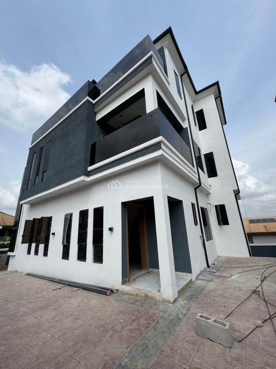 Exquisitely Newly Built 5 Bedroom Fully Duplex with 2 Bq, Ojodu, Lagos, Detached Duplex for Sale