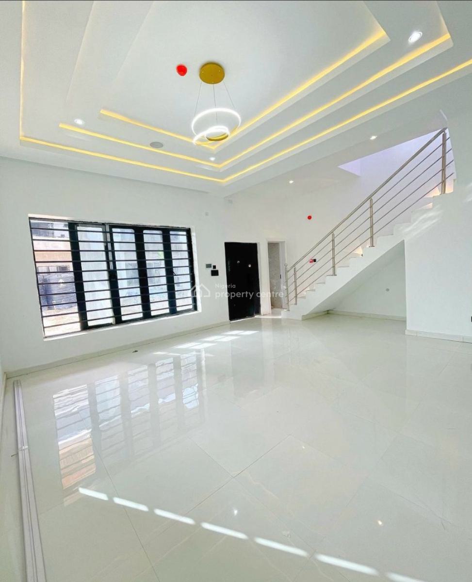 Fully Serviced 4 Bedroom Duplex (24hrs Light, Pool, Gym, Playground Etc, Behind Pinnock Beach, Osapa, Lekki, Lagos, Terraced Duplex for Rent