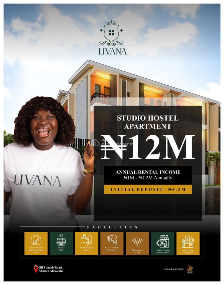 Own a Unit of This Steady Cashflow and Earn Up to 1.5m Yearly Income, Federal University of Agriculture, Km 46, Ogun, Self Contain (single Rooms) for Sale