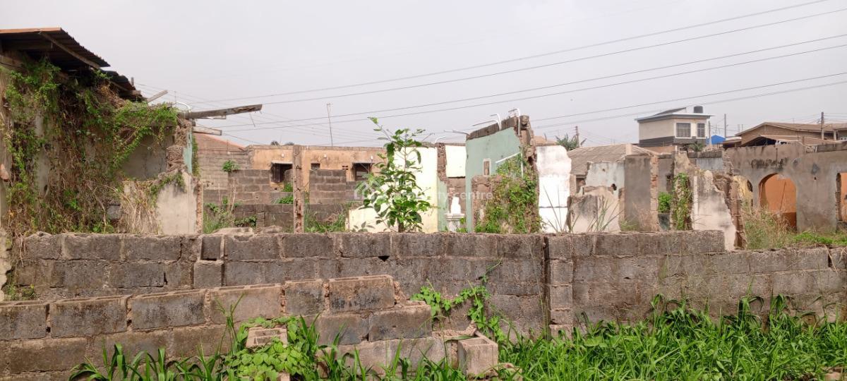 a Dry Land with Demolishable Structure, Ibafo, Asese, Ibafo, Ogun, Mixed-use Land for Sale