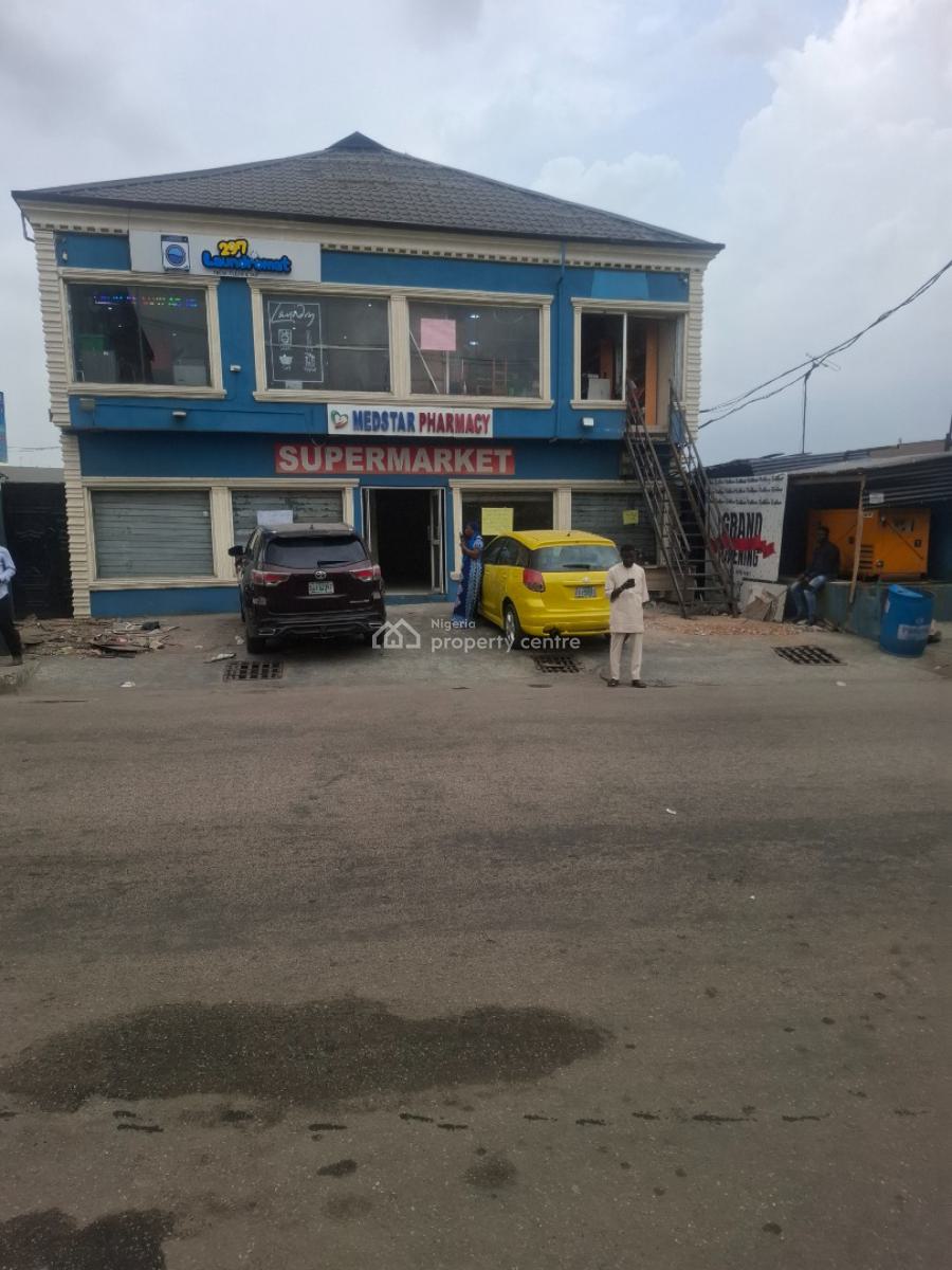 a Big Space Presently Using for Supermarket, Supermarket Along Bajulaiye Road, Bariga, Shomolu, Lagos, Shop for Rent