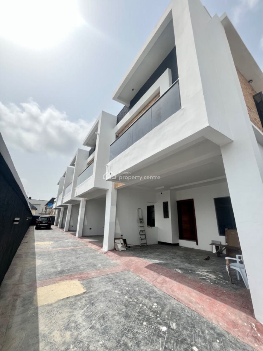 Spacious 4 Bedroom Brand New Terrace Duplex with Bq, Ologolo, Lekki, Lagos, Terraced Duplex for Sale
