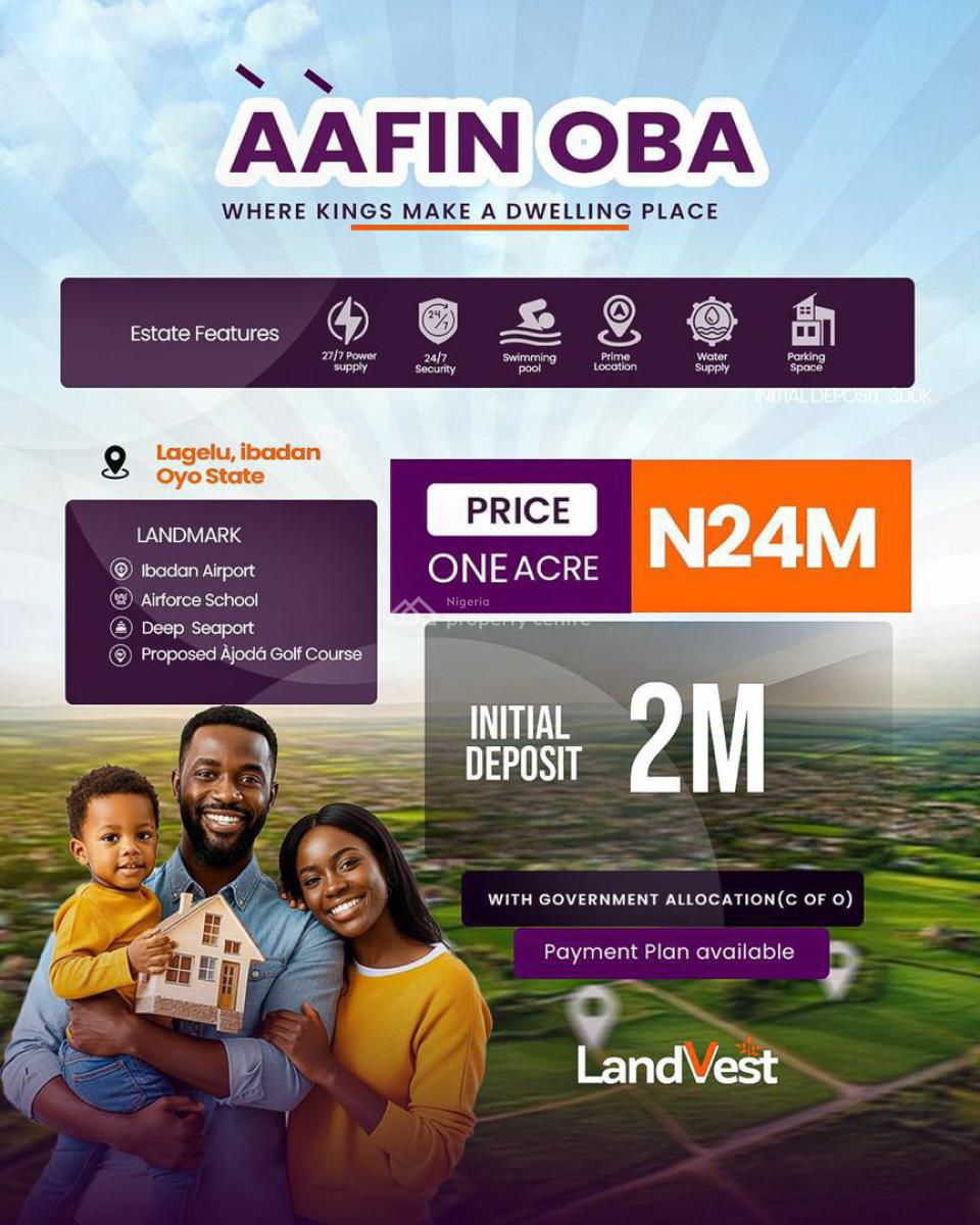 Invest in Ibadan Land with Government Allocation (c of O), Aafin Oba Estate, Lagelu, Ibadan, Oyo, Mixed-use Land for Sale