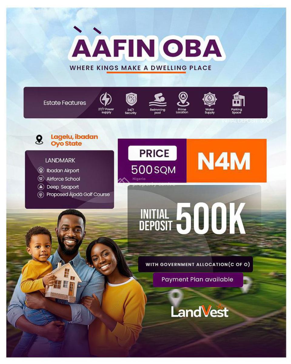 Invest in Ibadan Land with Government Allocation (c of O), Aafin Oba Estate, Lagelu, Ibadan, Oyo, Mixed-use Land for Sale