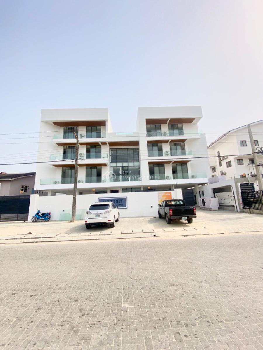 Luxurious 2 Bedroom Service Apartment with Rooftop Pool, Gym & Elevator, Lekki Phase 1, Lekki, Lagos, Flat / Apartment for Sale