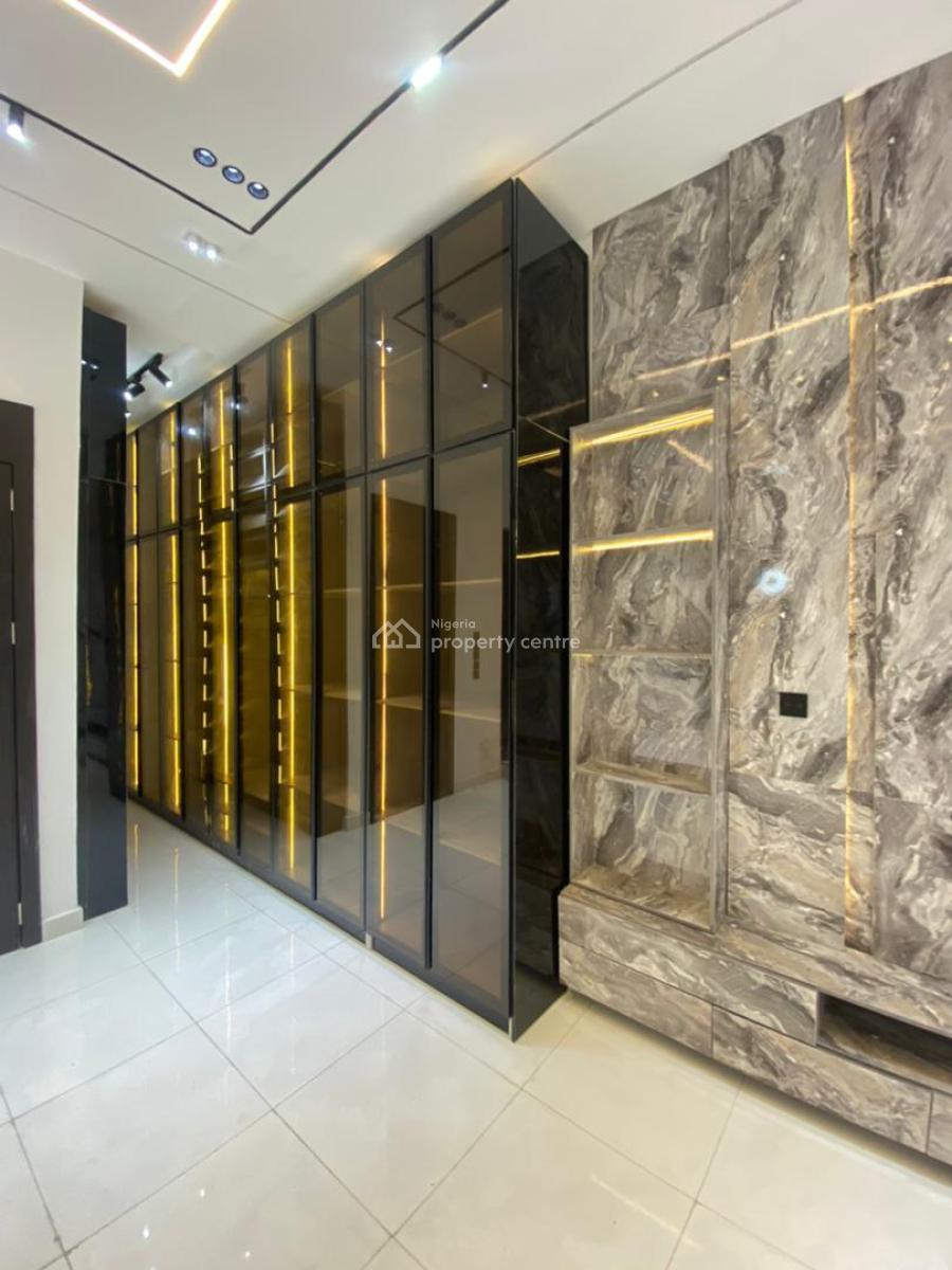 Contemporary 5 Bedroom Fully Detached Duplex with Bq in an Estate, Chevron, Lekki, Lagos, Detached Duplex for Sale