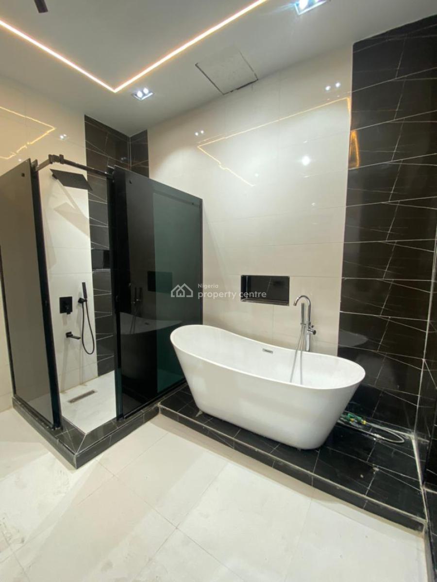 Contemporary 5 Bedroom Fully Detached Duplex with Bq in an Estate, Chevron, Lekki, Lagos, Detached Duplex for Sale