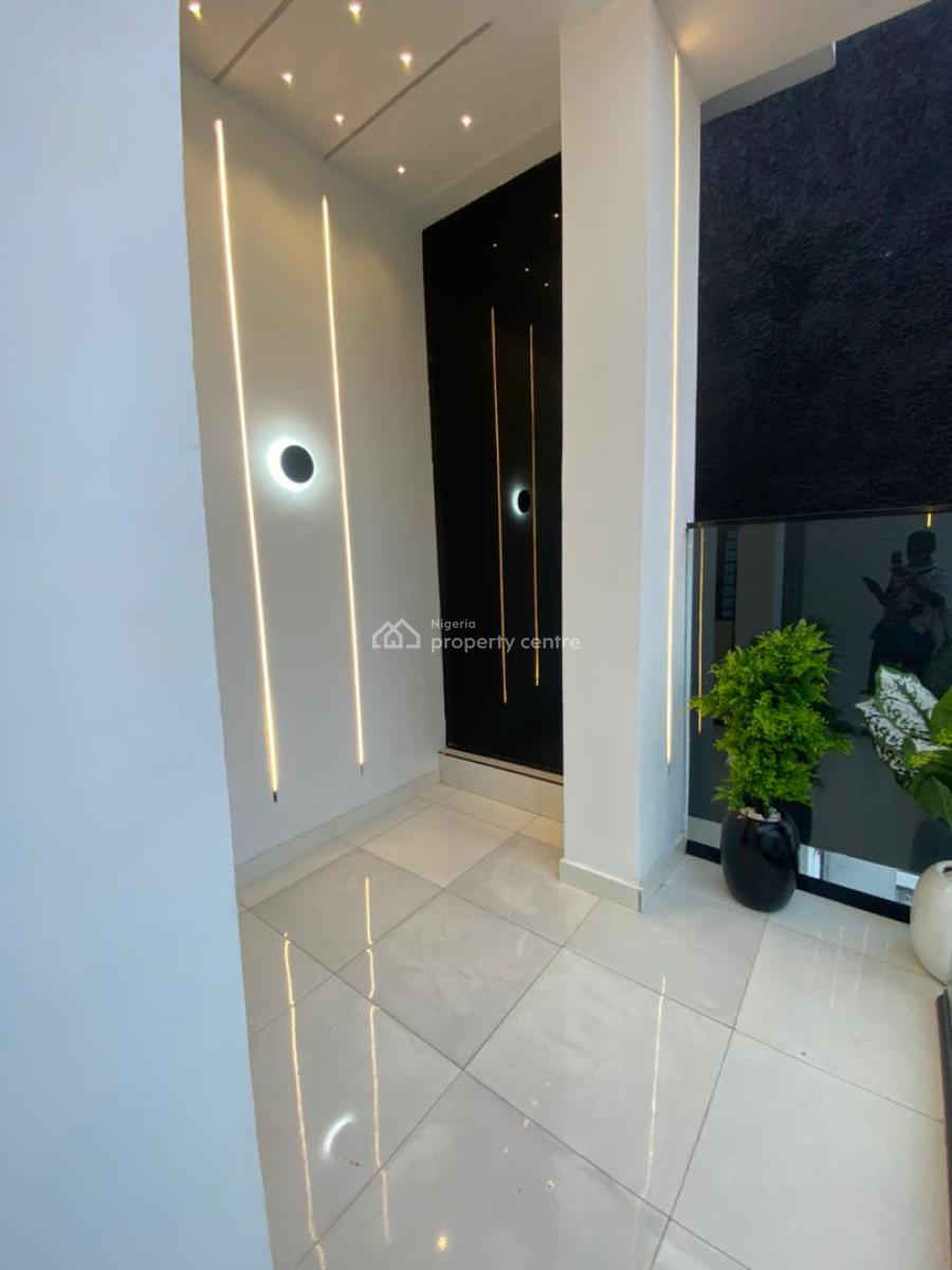 Contemporary 5 Bedroom Fully Detached Duplex with Bq in an Estate, Chevron, Lekki, Lagos, Detached Duplex for Sale