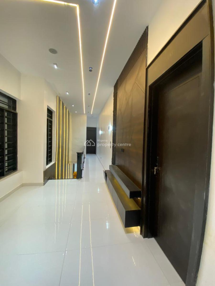 Contemporary 5 Bedroom Fully Detached Duplex with Bq in an Estate, Chevron, Lekki, Lagos, Detached Duplex for Sale