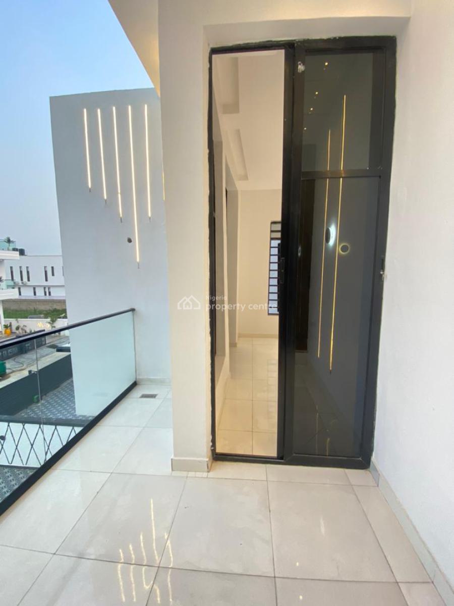 Contemporary 5 Bedroom Fully Detached Duplex with Bq in an Estate, Chevron, Lekki, Lagos, Detached Duplex for Sale