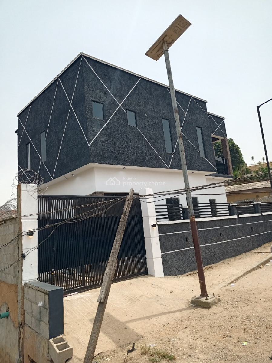 4 Bedroom Fully Detached Duplex with a Room Bq, Opposite Omole Phase 1 Ojodu, Ikeja, Lagos, Detached Duplex for Sale