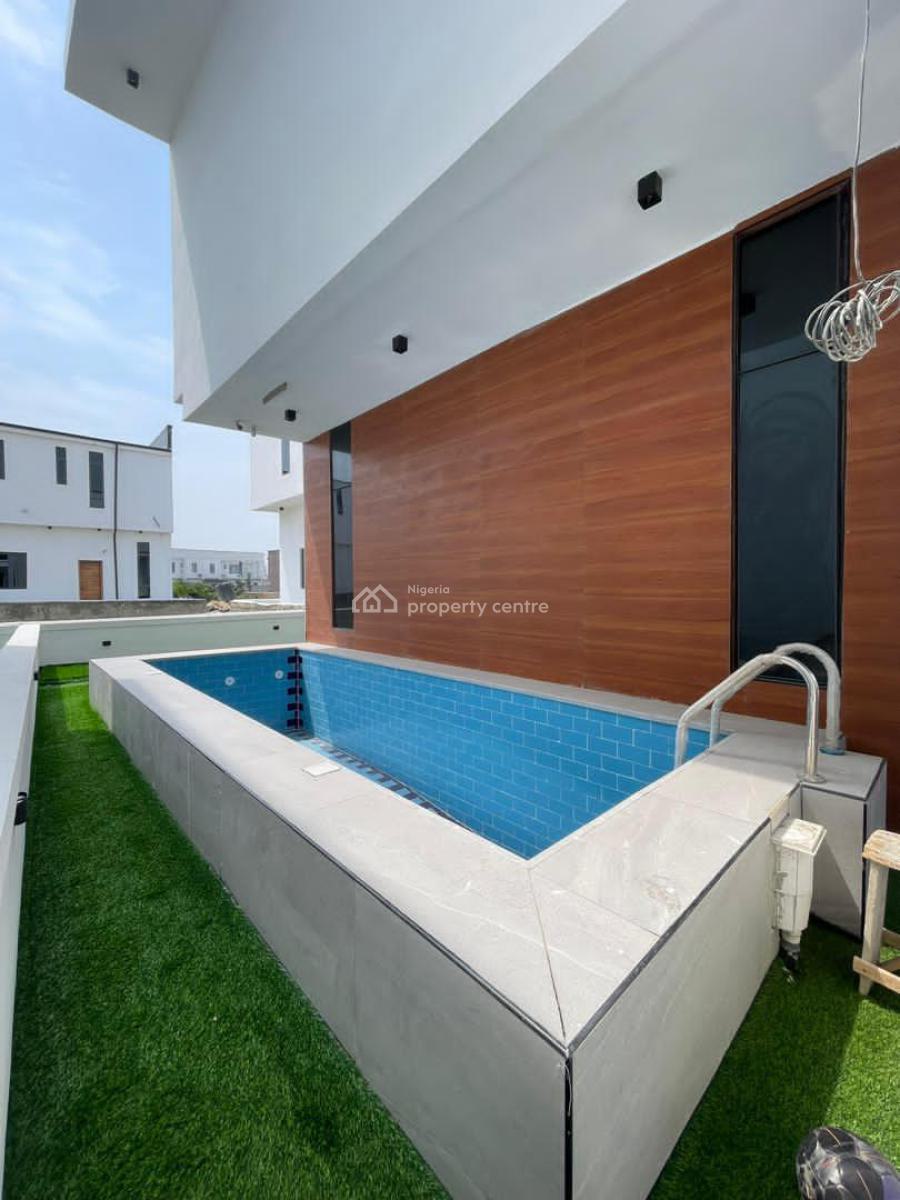 Luxury 5 Bedrooms Fully Detached Duplex with Pool and Cinema, Second Toll Gate, Lekki, Lagos, Detached Duplex for Sale